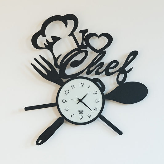 Orologio da parete particolare I Love Chef