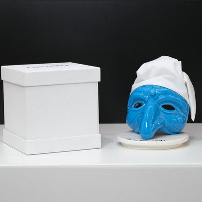 Maschera di Pulcinella in Ceramica da appoggio